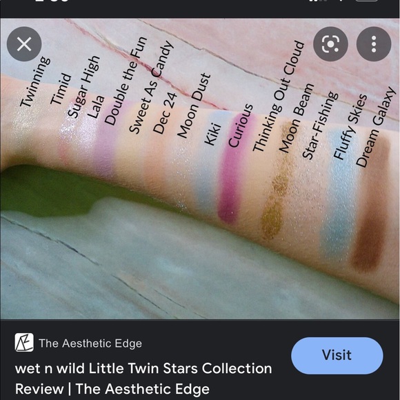 Wet n Wild Little Twin Stars Cotton Candy Clouds Artistry Palette - Picture 7 of 7